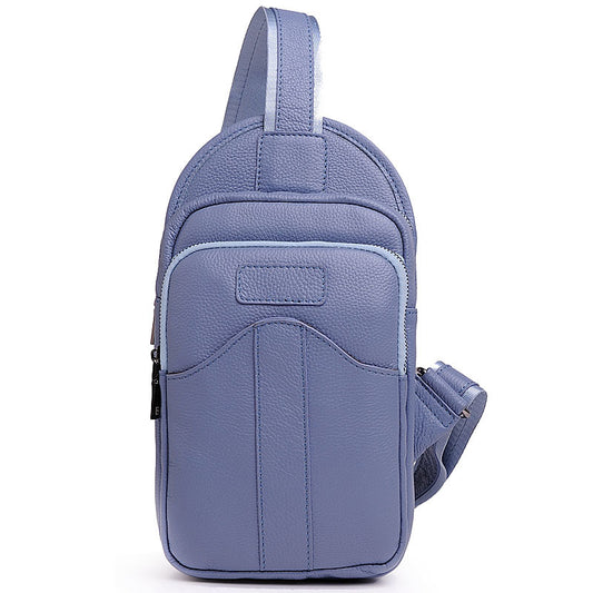 Women's Korean Fashion Cowhide First Layer Genuine Waist Packs