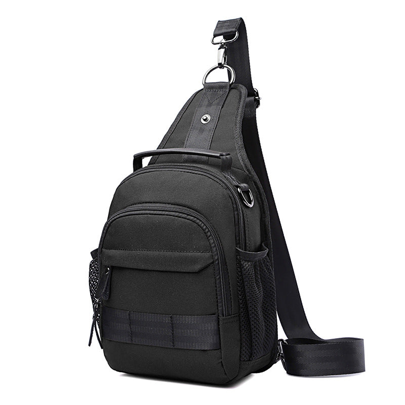 Men's Korean Style Trendy Waterproof Polyester Portable Men's Chest Bags