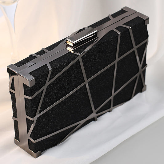 Women's Trendy Pretty Metal Dinner Dress Evening Bags