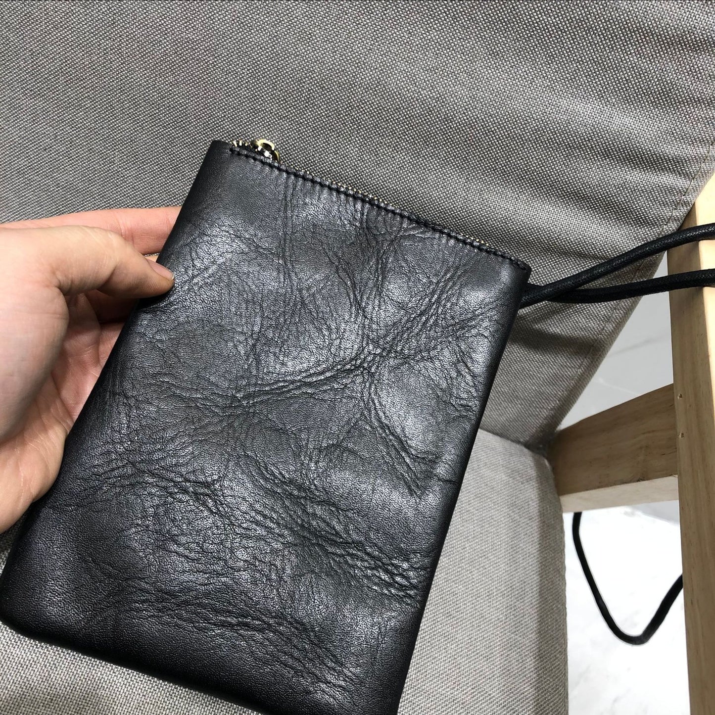 Women's Genuine Leather Handmade Mori Style Vegetable Shoulder Bags