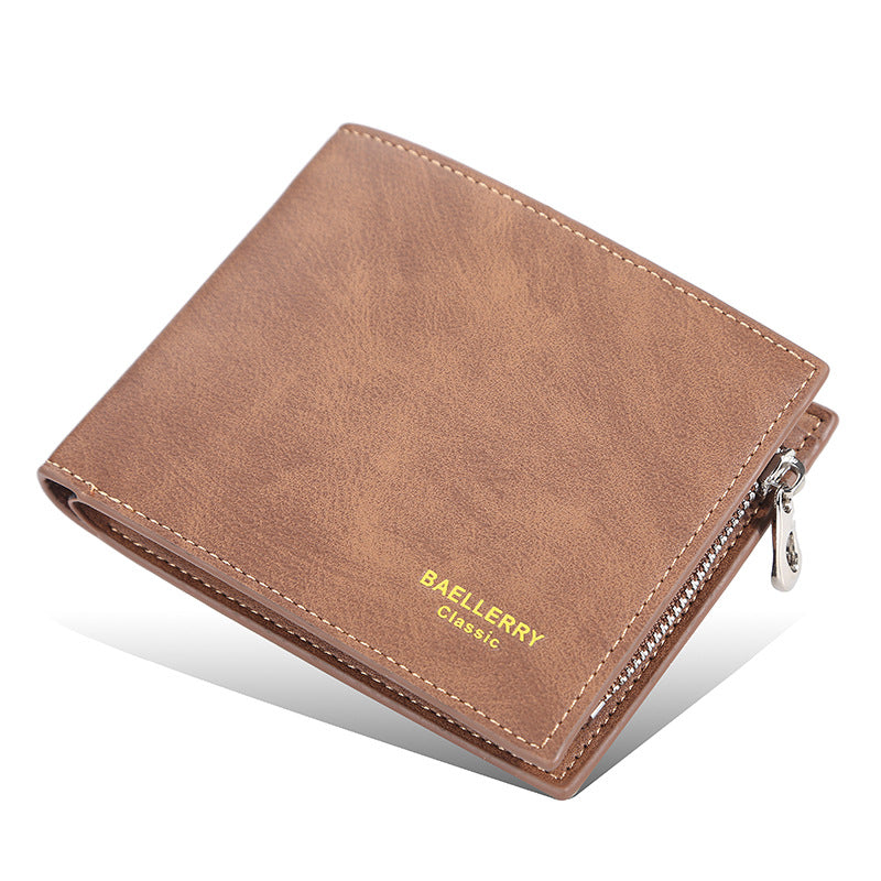 Men's Short Korean Multiple Slots Driving License Fashion Men's Wallet