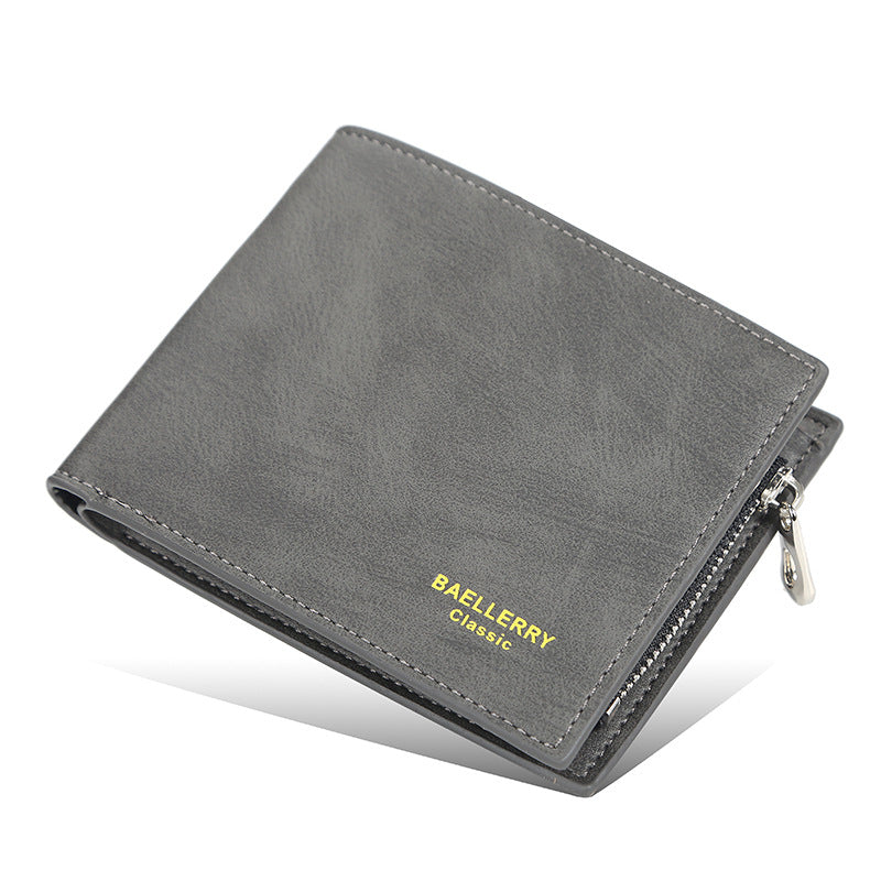 Men's Short Korean Multiple Slots Driving License Fashion Men's Wallet
