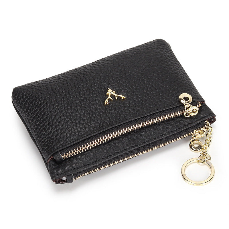 First Layer Cowhide Mini Multifunctional Fashion Hardware Deer Head Purses