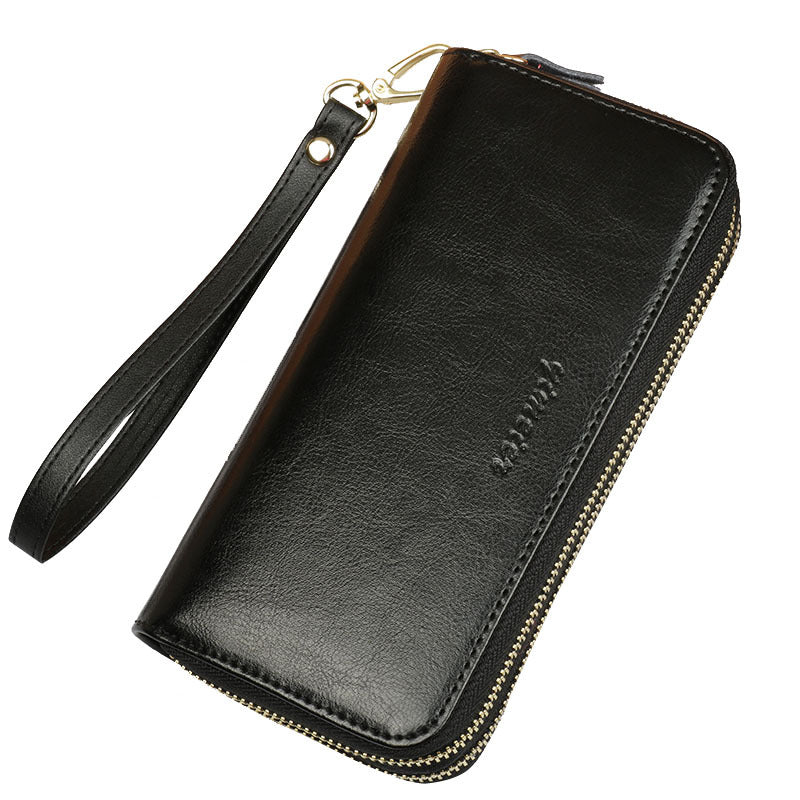 Women's Long Double Layer Zipper Large Capacity Ladies Wallets