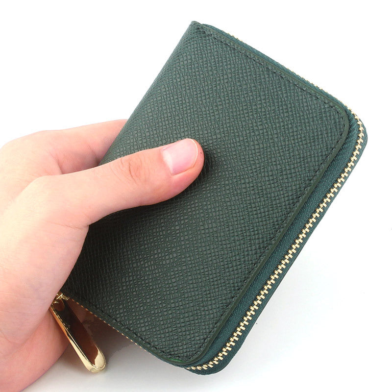 Beautiful Women's Short Clutch Cross Pattern Ladies Wallet