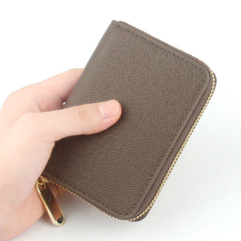 Beautiful Women's Short Clutch Cross Pattern Ladies Wallet
