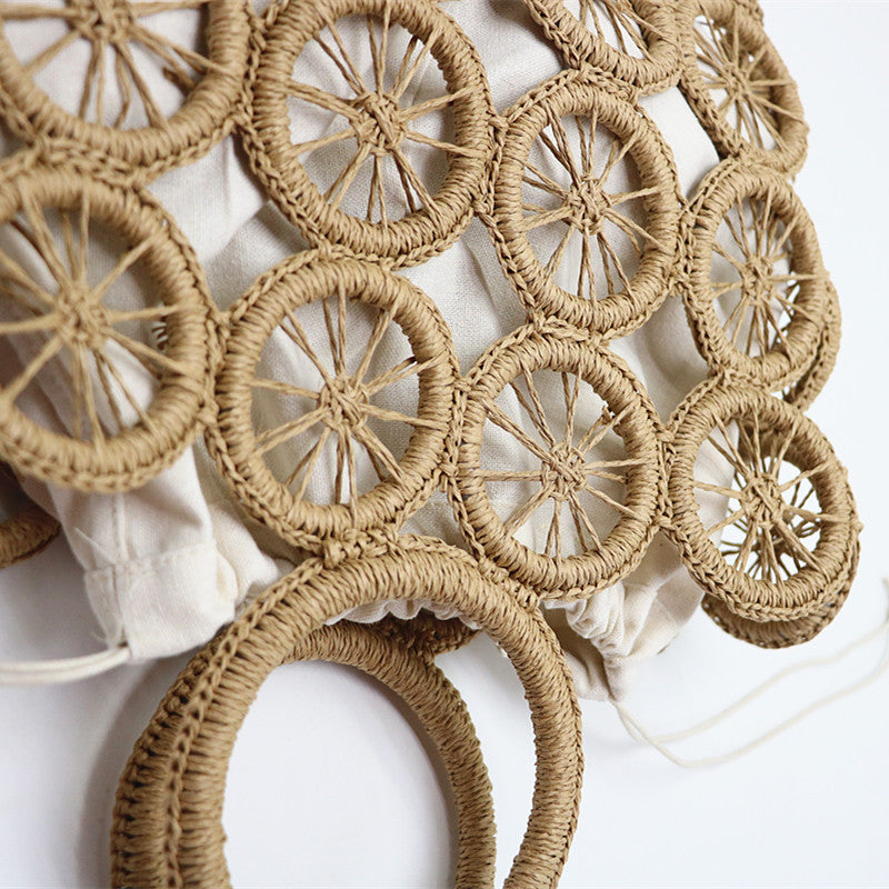 Seaside Vacation Straw Large Capacity Beach Handbags