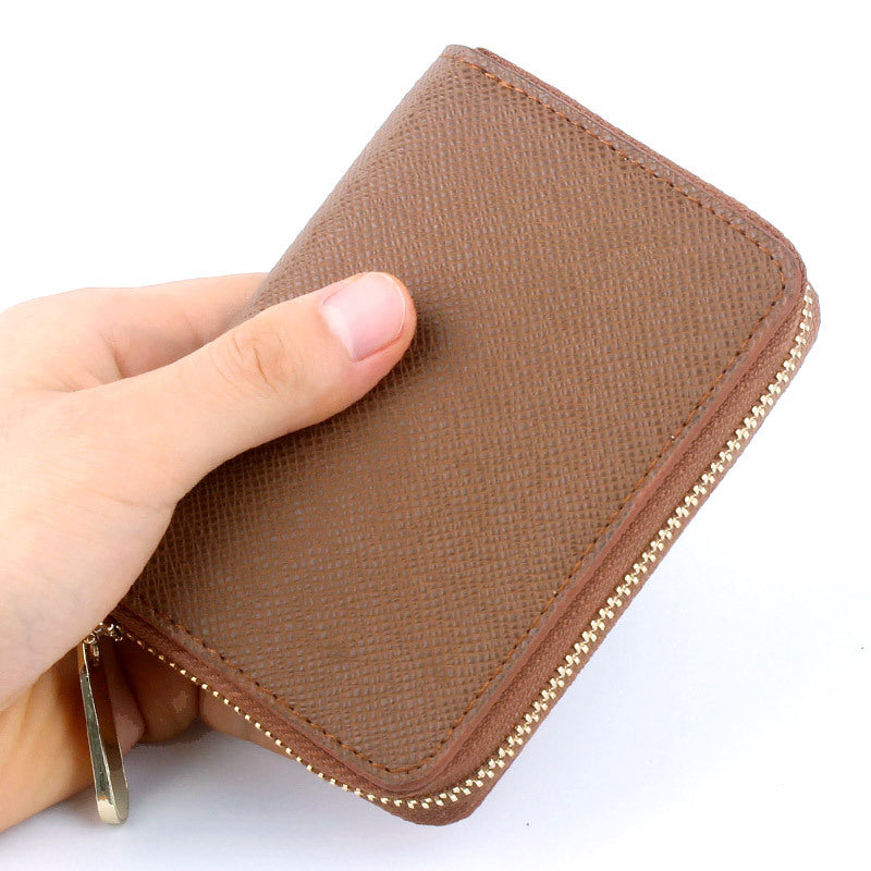 Beautiful Women's Short Clutch Cross Pattern Ladies Wallet