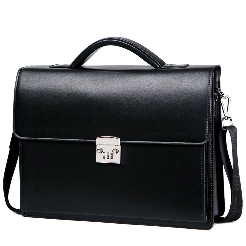 Men's Business Password Official High Quality Large Men's Briefcases
