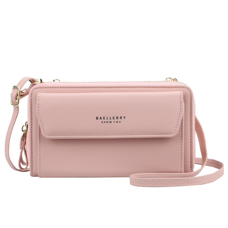 Women's Long Korean Double Zipper Fashionable Mobile Ladies Wallet