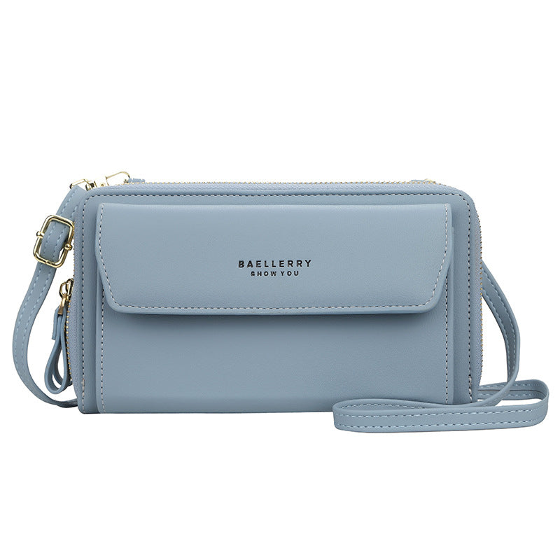 Women's Long Korean Double Zipper Fashionable Mobile Ladies Wallet