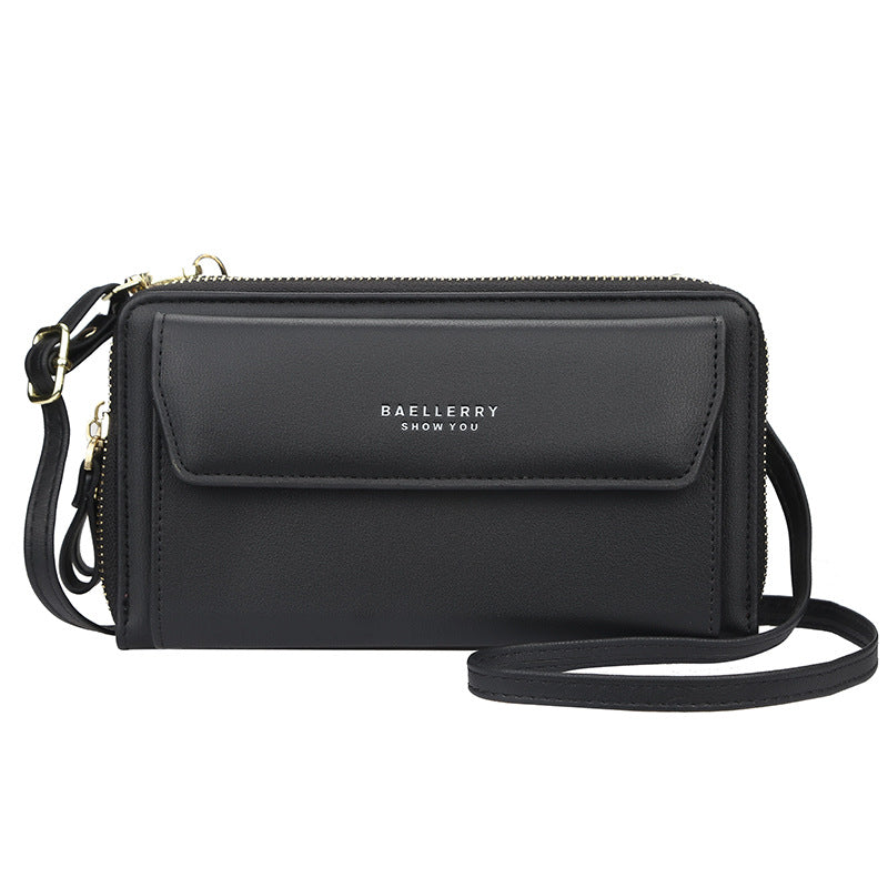 Women's Long Korean Double Zipper Fashionable Mobile Ladies Wallet
