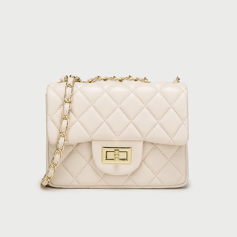 Women's Durable Mini Rhombus Chain Style Crossbody Bags