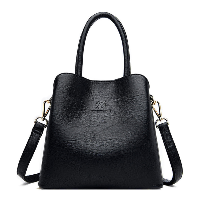 Women's Korean Style Simple Elegant Trendy Mom Handbags