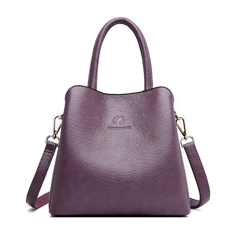 Women's Korean Style Simple Elegant Trendy Mom Handbags