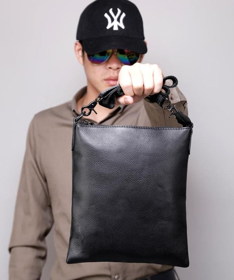 Men's Genuine Leather First Layer Cowhide Trendy Bags
