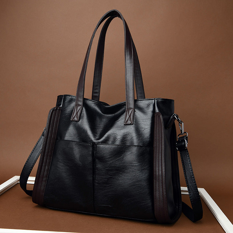 Women's Large Capacity Soft Leather Fashion Bags