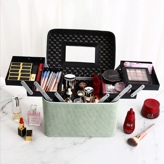 Style Portable Large Capacity Fashion Cosmetics Cosmetic Cases