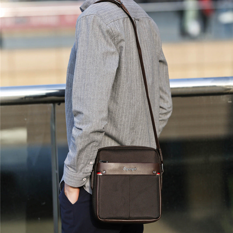 Men's Summer Oxford Cloth Fashion Retro Computer Men's Messenger Bags