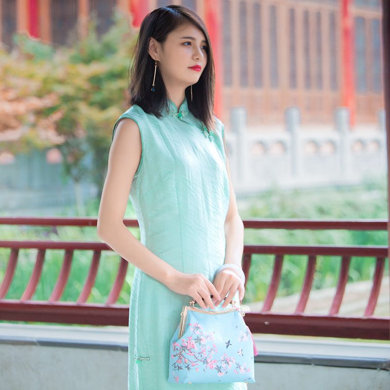 Women's Ancient Style Handmade Cheongsam Dinner China Handbags