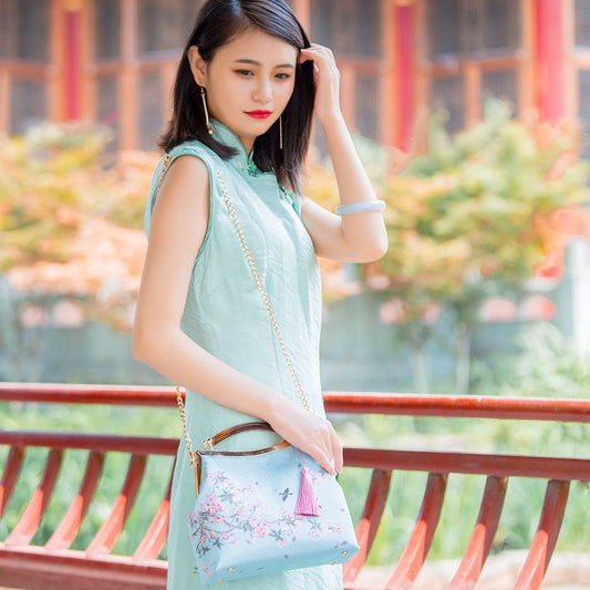 Women's Ancient Style Handmade Cheongsam Dinner China Handbags