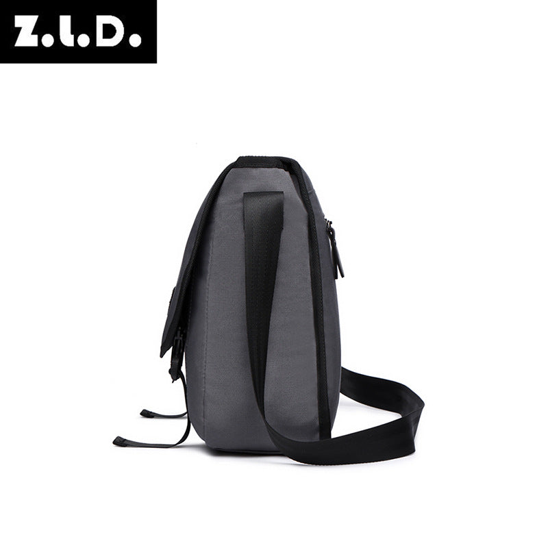 Men's Waterproof Polyester Fabrics Korean Trendy Men's Messenger Bags