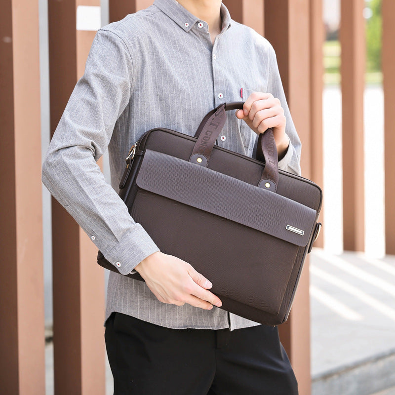 Men's Oxford Cloth Lightweight Horizontal Business Leisure Men's Messenger Bags
