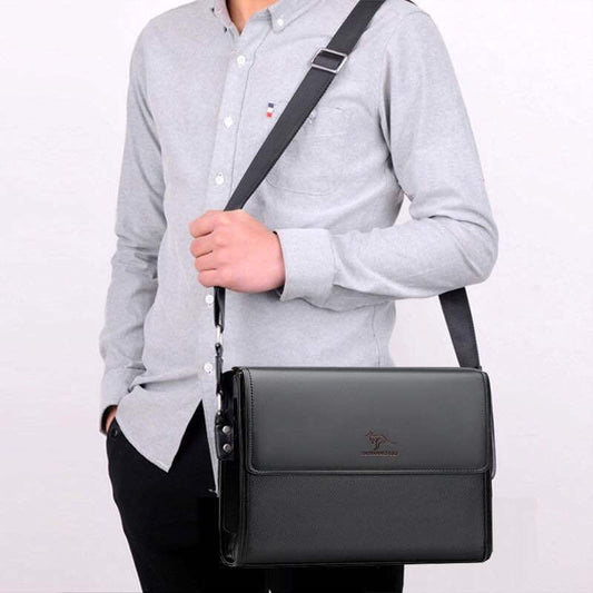 Men's Green Large Capacity Business Fashion Men's Messenger Bags