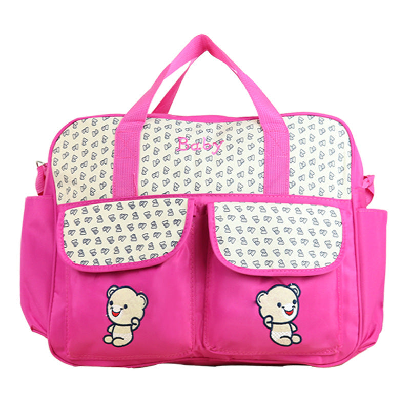 Mummy Large Capacity Faille Fabric Cute Bags