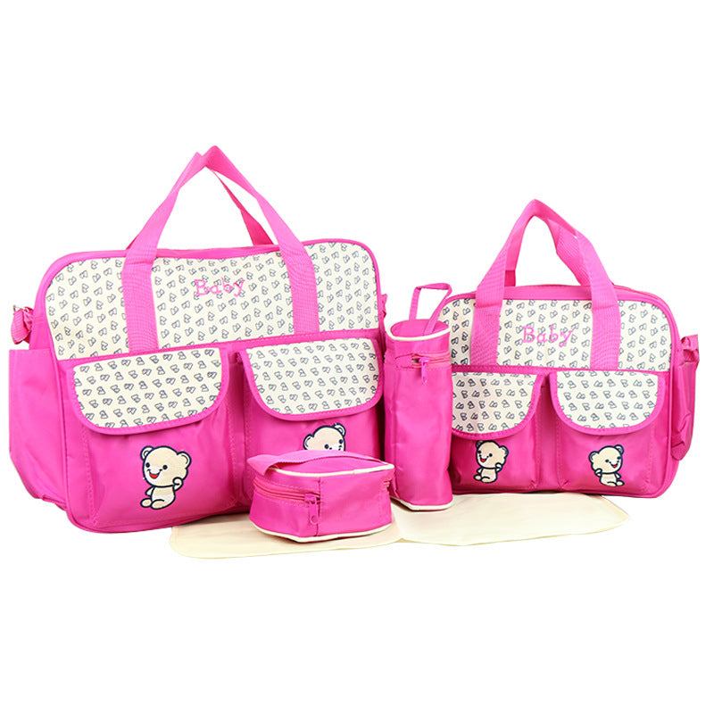 Mummy Large Capacity Faille Fabric Cute Bags