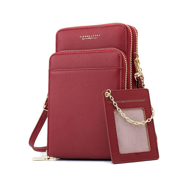 Women's Attractive Zipper Mobile Fashion Trend Phone Bags