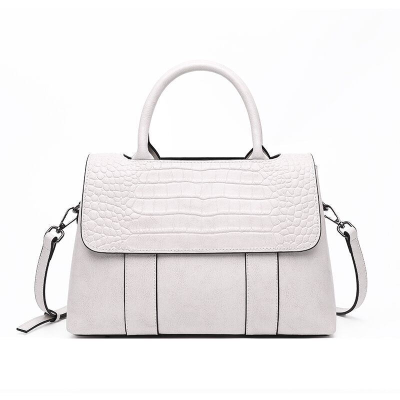 Women's Fashionable Top Layer Cowhide Elegant Portable Shoulder Bags