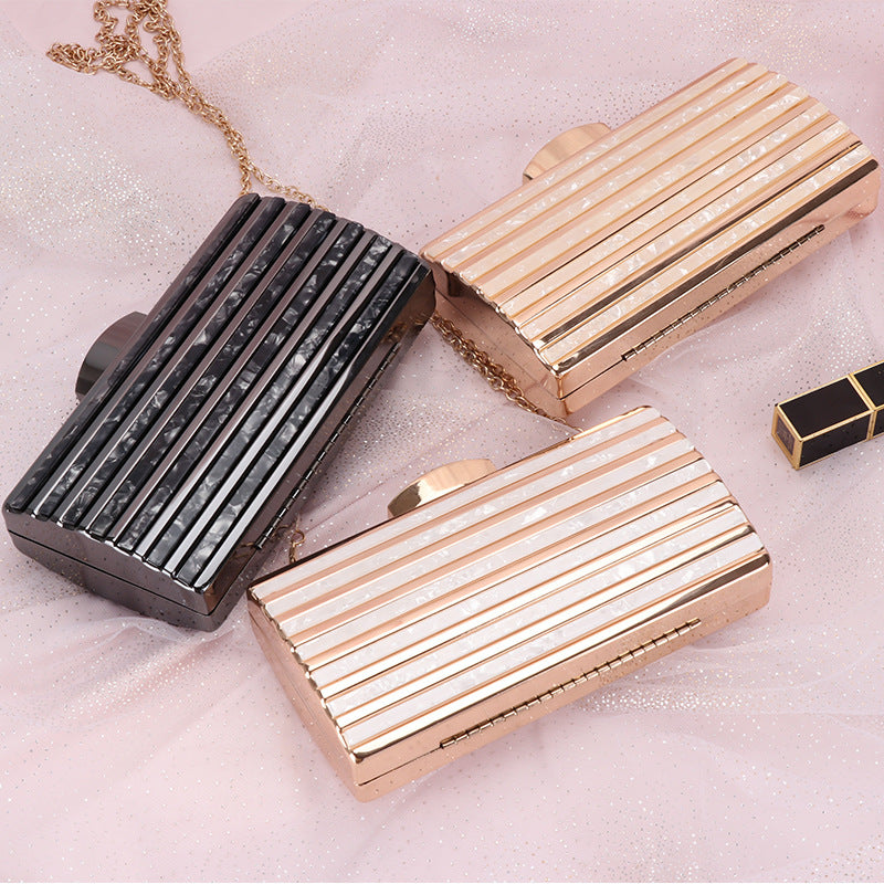 Dinner Single Chain Clutch Storage Acrylic Evening Bags