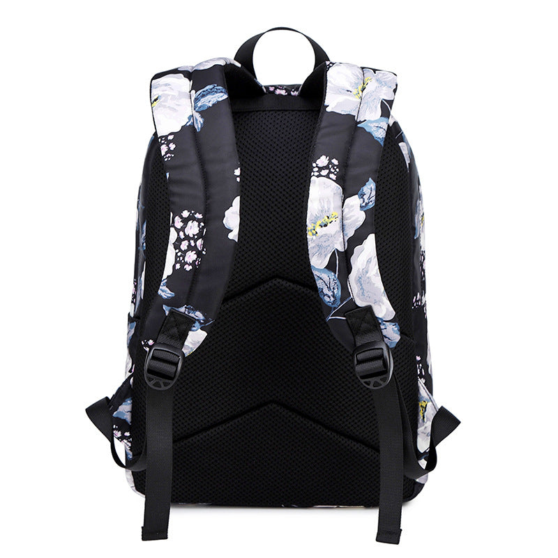 Women's High Large Capacity Printed Oxford Cloth Backpacks