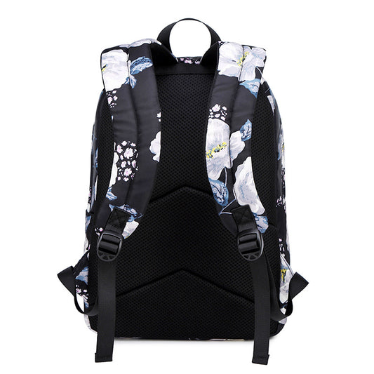 Women's High Large Capacity Printed Oxford Cloth Backpacks