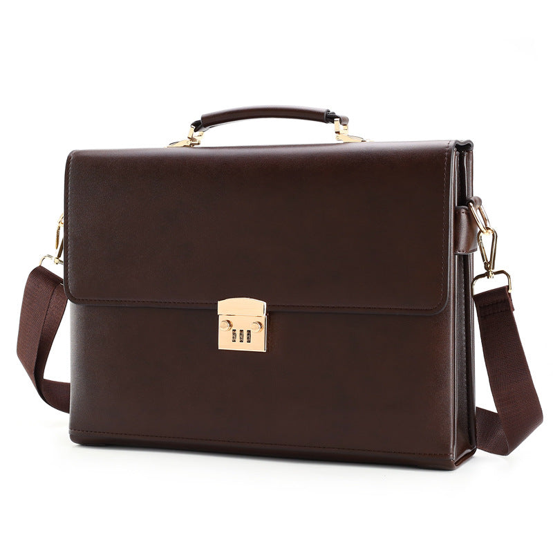 Men's Simple Business Password Large Capacity Computer Men's Briefcases