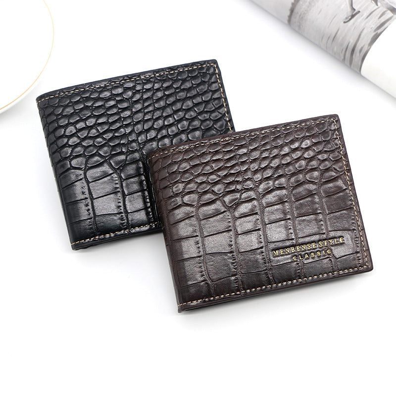 Men's Short Chic Large Capacity Multiple Slots Purses