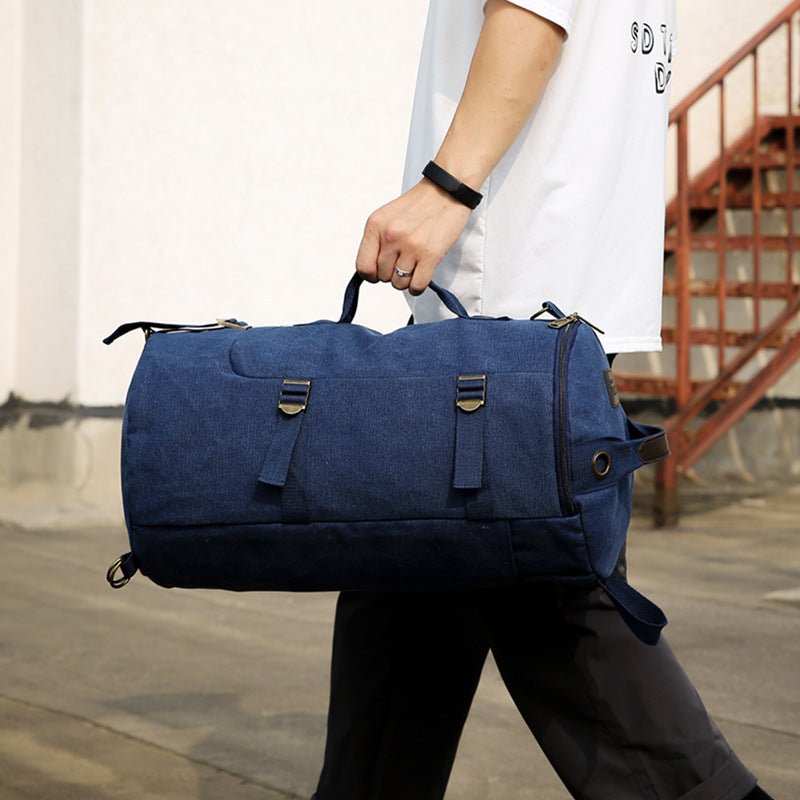 Men's Canvas Excursion Large Capacity Yoga Fitness Backpacks