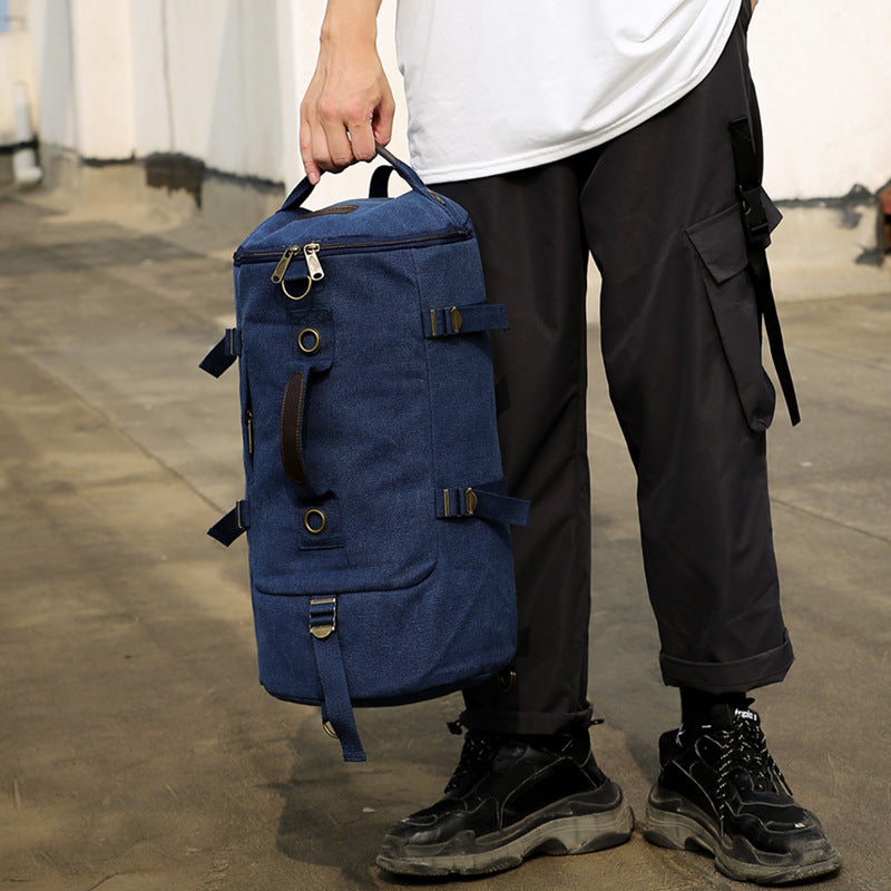 Men's Canvas Excursion Large Capacity Yoga Fitness Backpacks