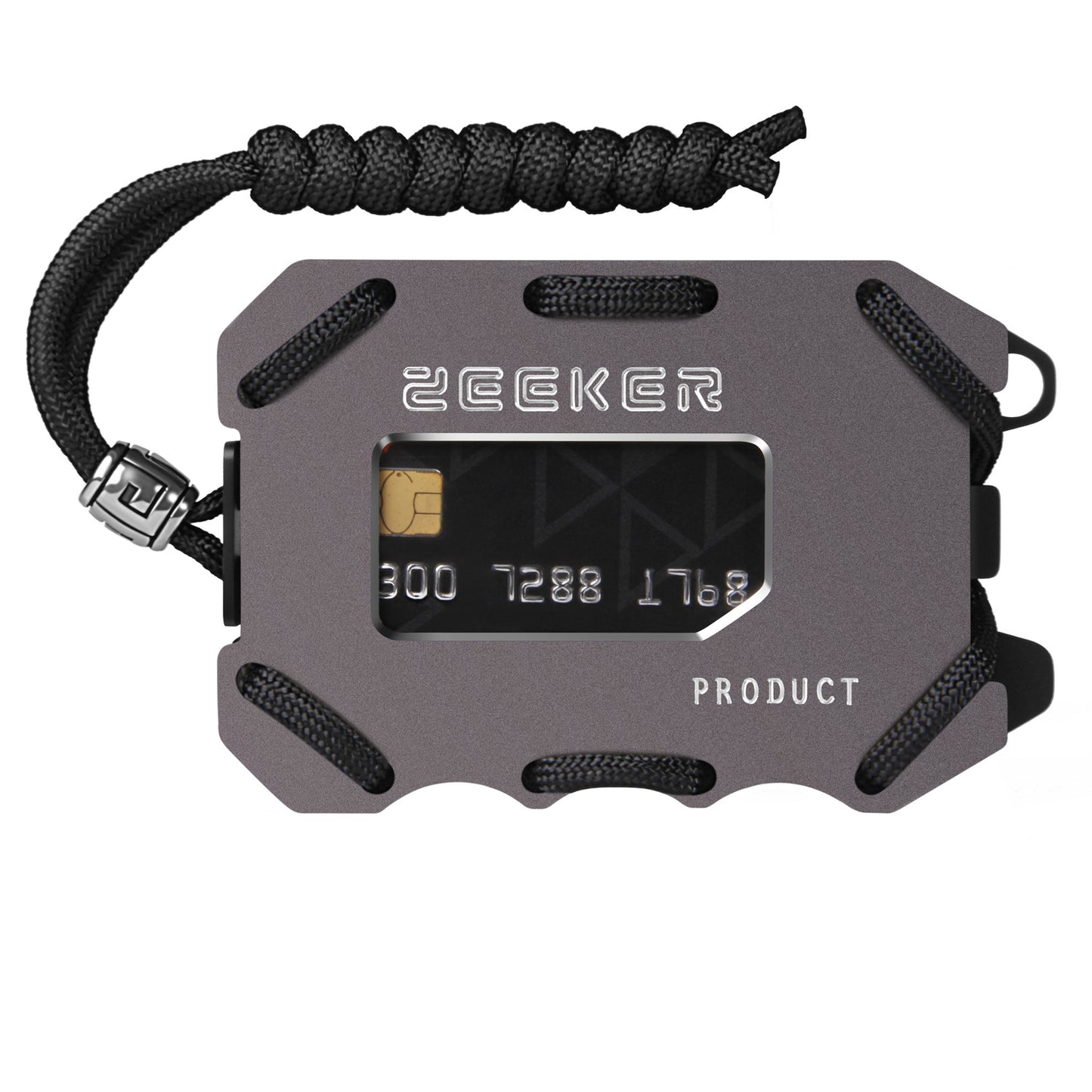 Metal Clamp Large Capacity Stainless Steel Card Holder