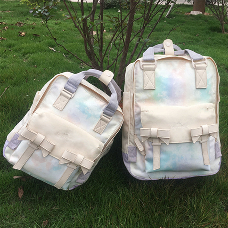 Donut Female High College Campus Leisure Backpacks