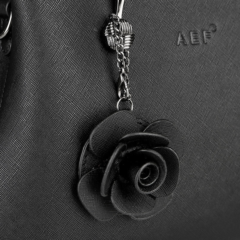 Women's Cross Pattern Pendant Simple Generous Mom Handbags