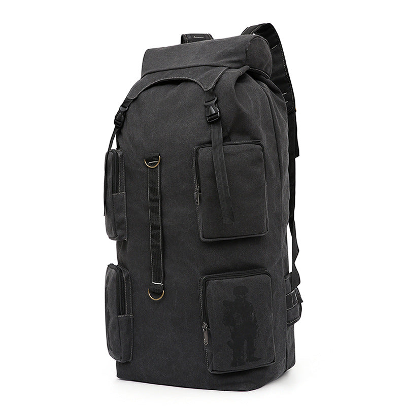 Men's Large Capacity Thickened Canvas Retro Fashion Backpacks