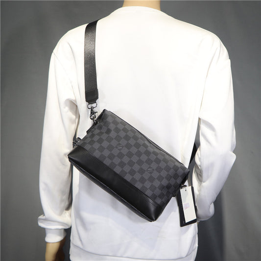 Men's Unisex Trend Clutch Fashion Plaid For Bags