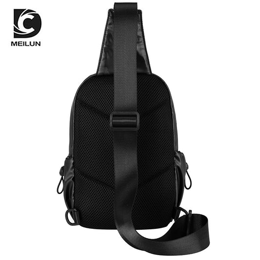 Men's Trendy Oxford Cloth Leisure Mobile Men's Chest Bags