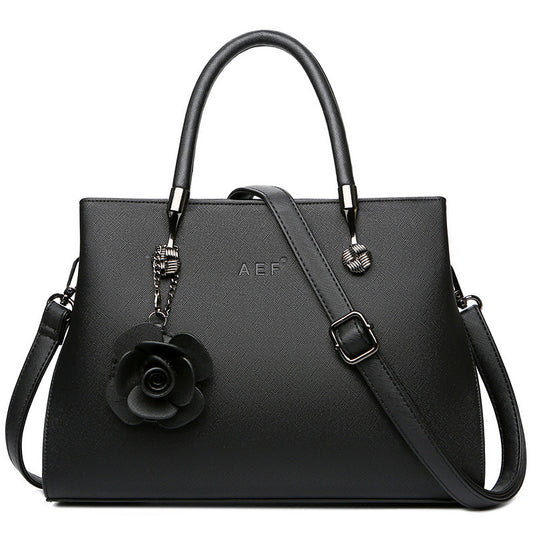 Women's Cross Pattern Pendant Simple Generous Mom Handbags