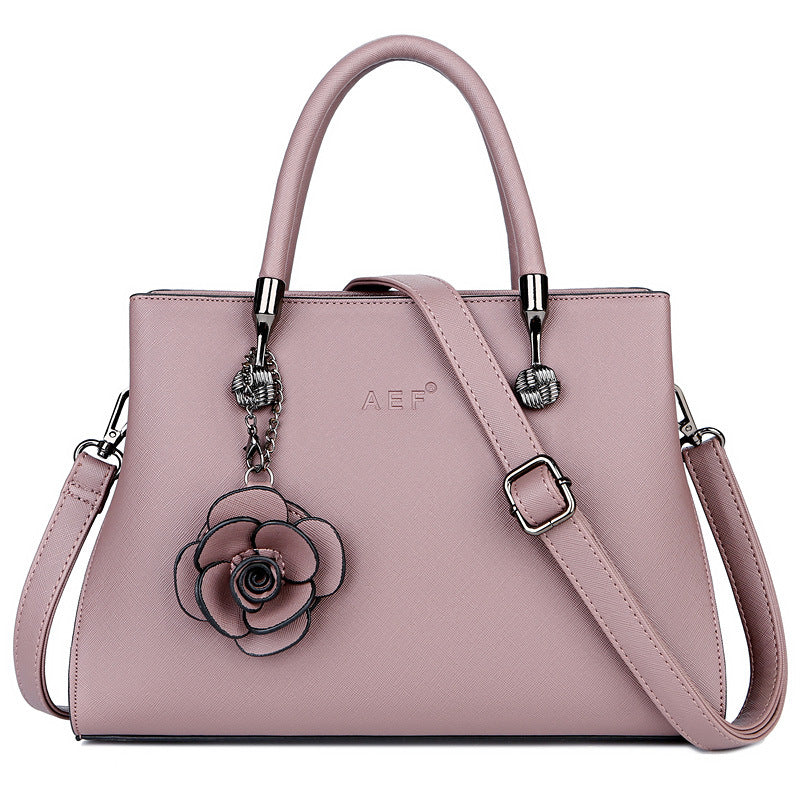 Women's Cross Pattern Pendant Simple Generous Mom Handbags