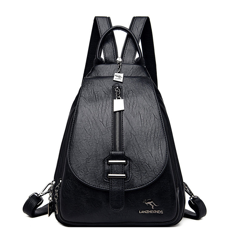 Women's Beautiful Fashionable Korean Soft Leather Backpacks
