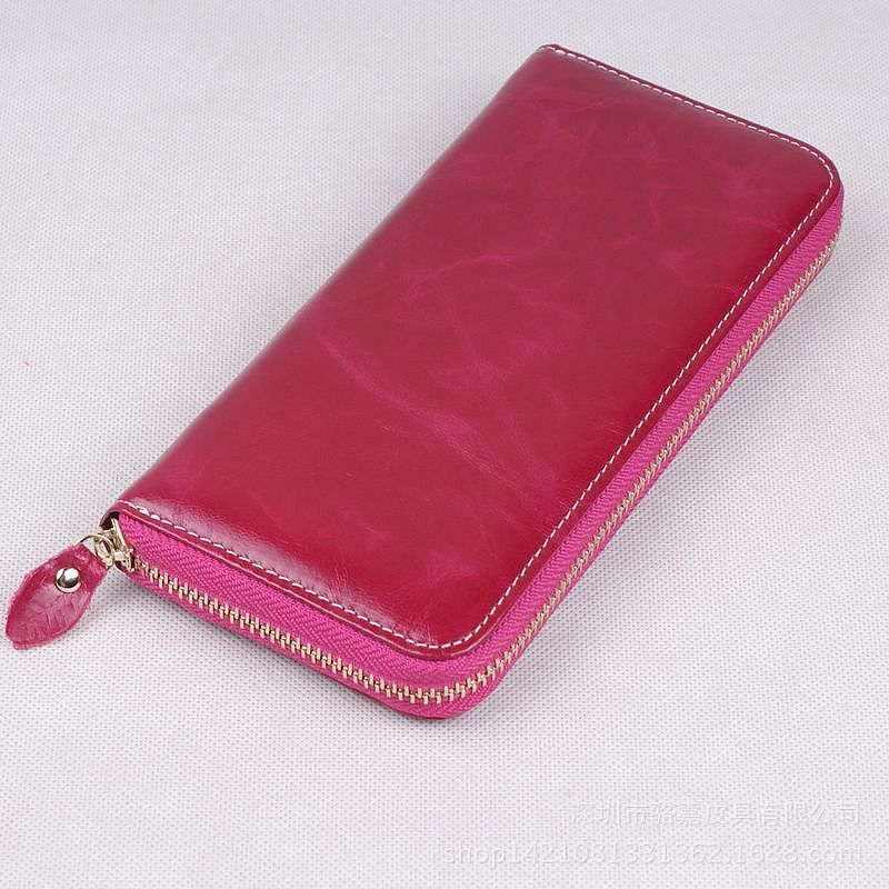 Women's & Men's Clutch Vintage First Layer Cowhide Fashion Multiple Slots Card Holder