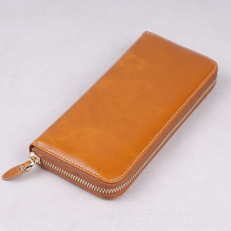 Women's & Men's Clutch Vintage First Layer Cowhide Fashion Multiple Slots Card Holder